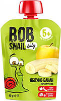 Пюре яблуко банан Равлик Боб Bob Snail, 90 г