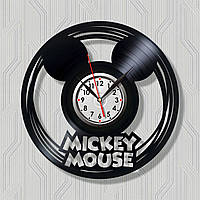Годинник для дітей Міккі Маус годинник годинник вінілові Години в дитячу кімнату Mickey Mouse Декор дитячої Дісней годинник