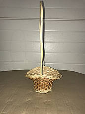 Квітник плетений з лози "шляпка" Арт.250, фото 2