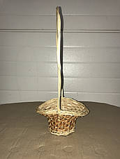Квітник плетений з лози "шляпка" Арт.250, фото 3