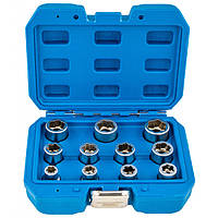 Набір головок для пошкоджених болтів і гайок ( 8-19 мм квадрат 3/8") 11 ел. Vorfal V08077