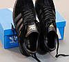 Кросівки чоловічі Adidas Originals Gazelle Black Адідас Газель низькі снікерс чорні замша В'єтнам, фото 9