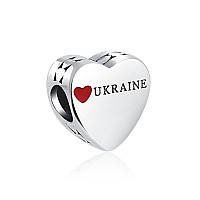 Шарм "Love Ukraine" серебро 925