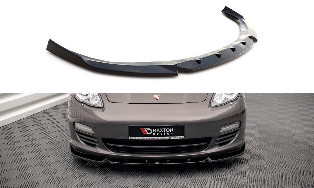 Сплітер Porsche Panamera 970 (09-13) тюнінг обвіс губа спідниця елерон (V2)