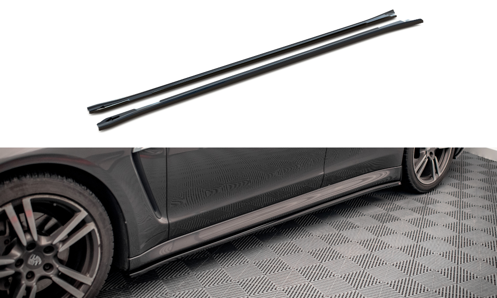 Пороги Porsche Panamera 970 (09-13) тюнінг обвіс спідниця елерон (V1)