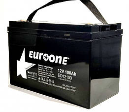 Гелевий акумулятор для ДБЖ UPS Euroone Gel EO12100 12V 100Ah