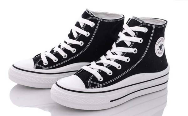 Кеды CONVERSE ALL STAR Унисекс высокие черные и белые 36- 41 размер Co0020 - фото 2 - id-p531387004