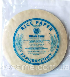 Рисовий папір Rice Paper THANH THUY Papierrizowi 500г, 50+листов, діаметр 22см (В'єтнам)