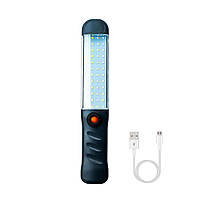 Світлодіодний вологостійкий ліхтар для кемпінгу, 3 режими, USB акумулятор 2400мА