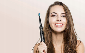 Електрична зубна щітка FAIRYWILL електрощітка для зубів + 8 змінних насадок, фото 5