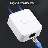 Мережевий перемикач RJ45 (Ethernet, LAN), Механічний комутатор, світч на 3 порти, фото 8
