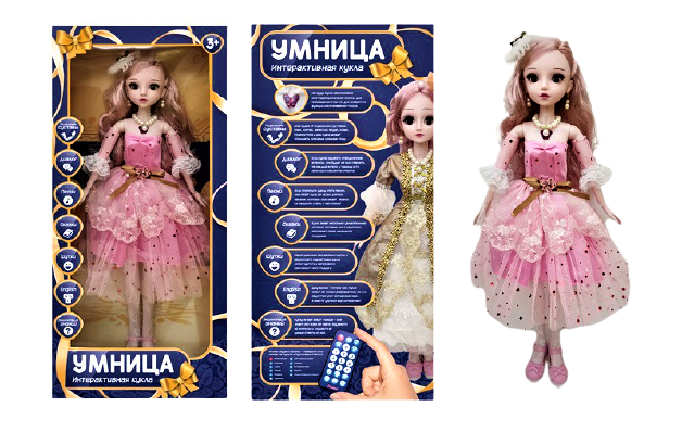 Лялька інтерактивна Розумниця F16B-06, фото 1
