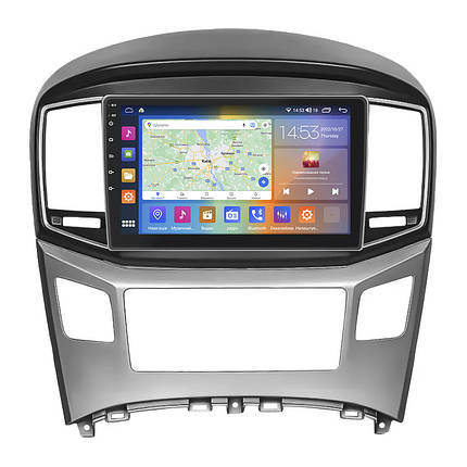 Штатна магнітола Lesko для Hyundai H-1 II Рестайлінг 2015-2018 екран 9" 4/64Gb CarPlay 4G Wi-Fi GPS Prime, фото 1