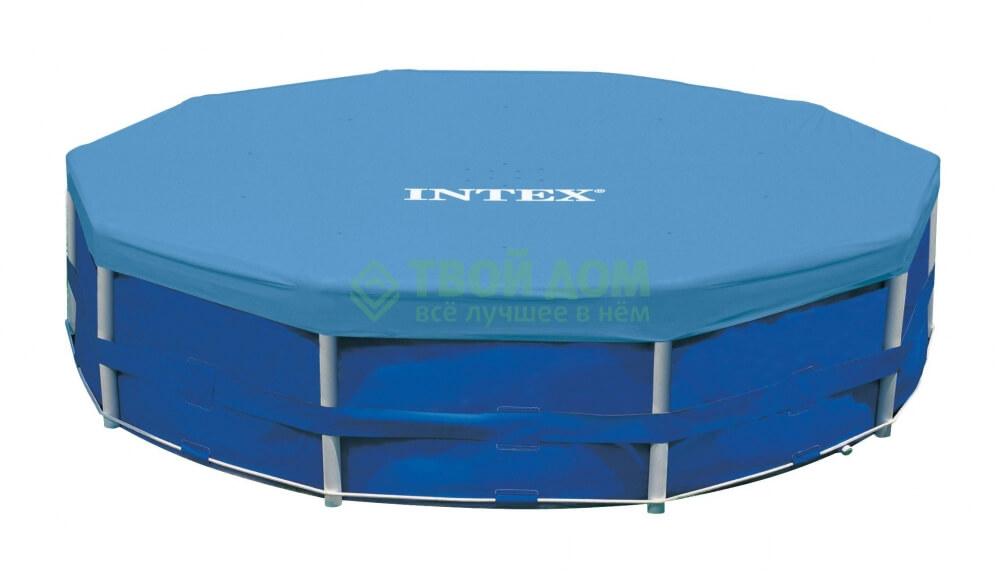 Тент Intex 28030 використовується з круглими каркасними басейнами 305см