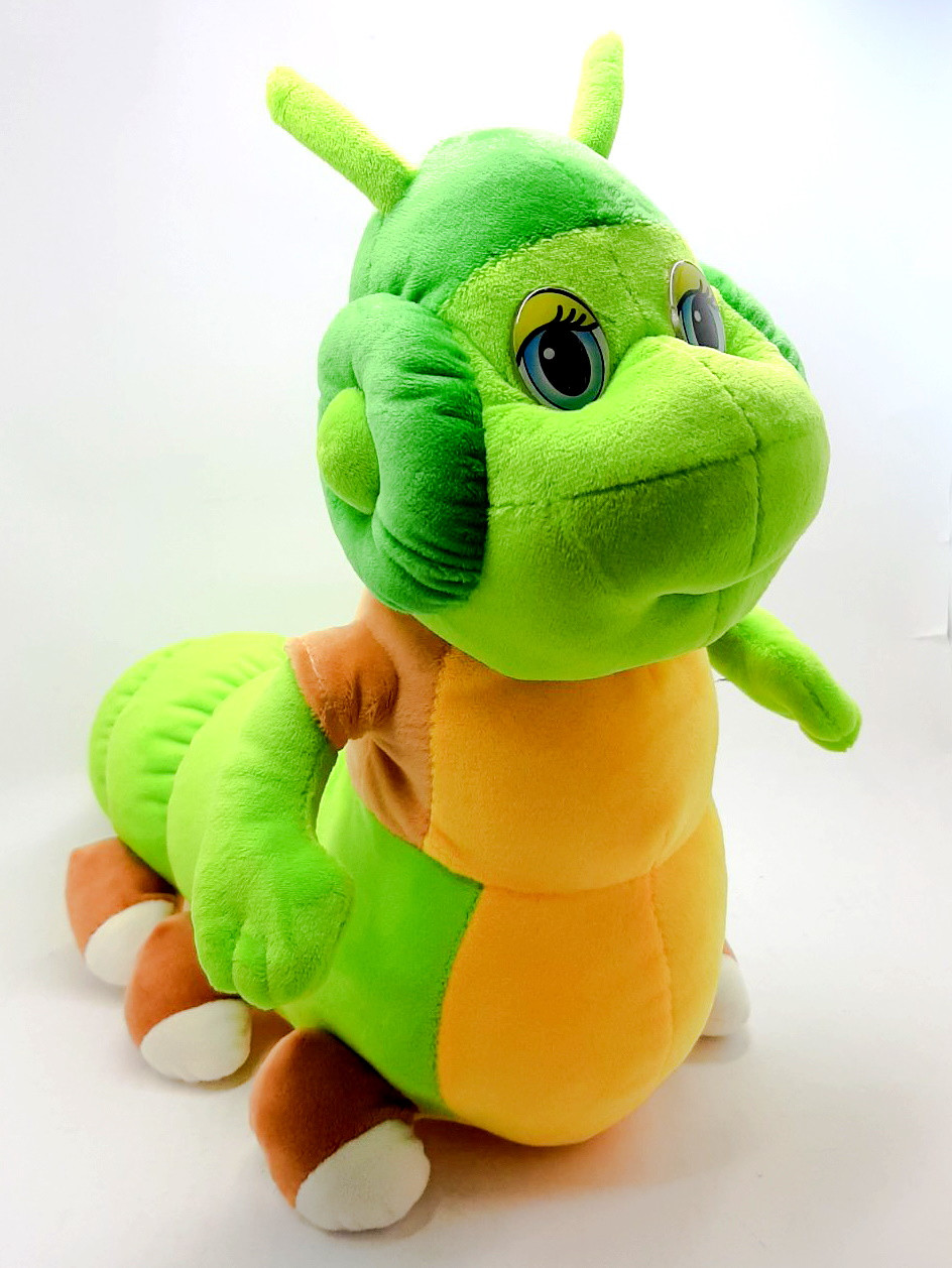 М'яка іграшка Гусениця 35 см, фото 1