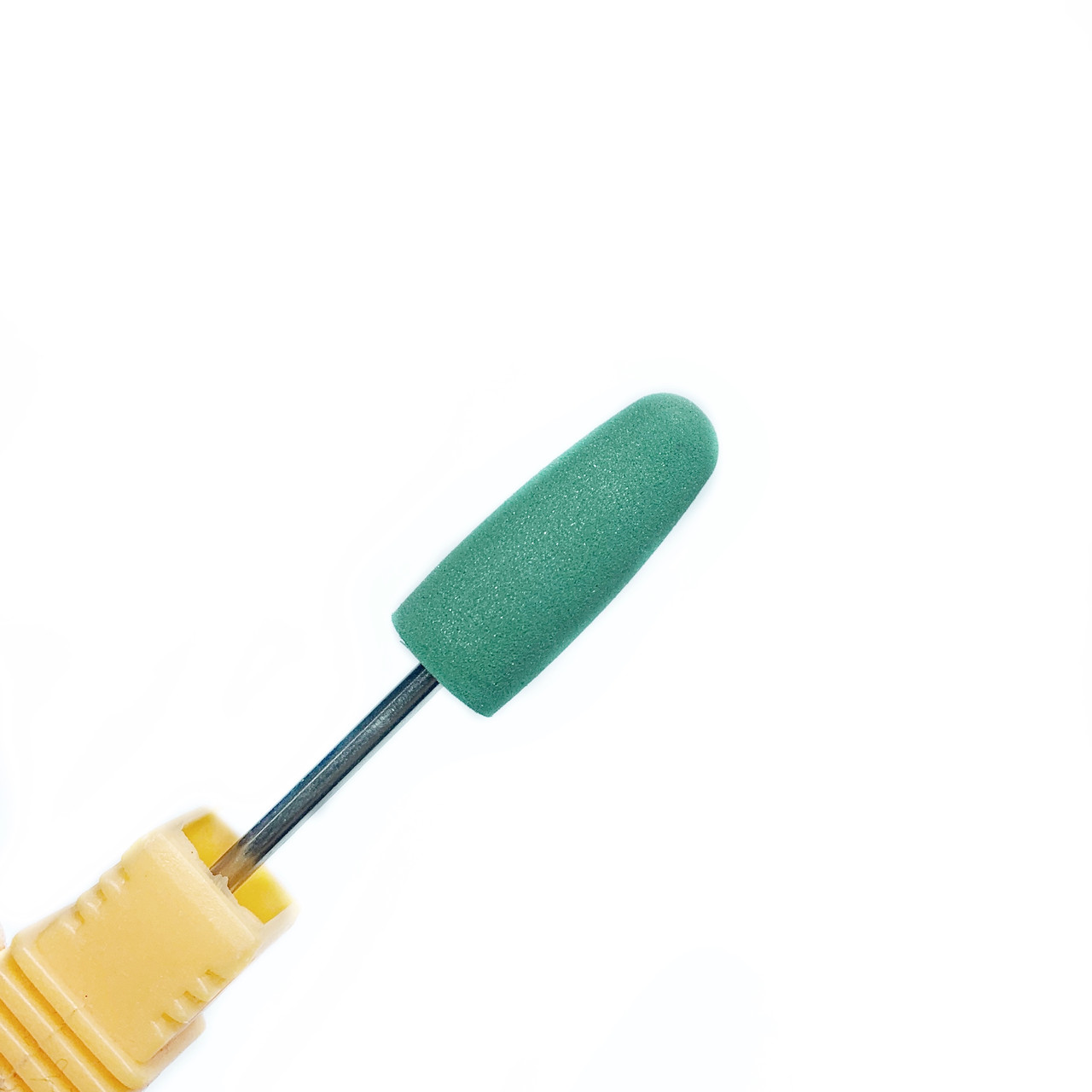 Фреза силіконова Зелений конус закруглений великий, фото 1