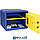 Меблевий сейф MySafe MSR.30.E YELLOW-BLUE, фото 2
