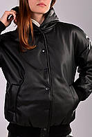 Жіноча шкіряна куртка, бомбер, 46р., підійде і на 48р., див.заміри в описі товару