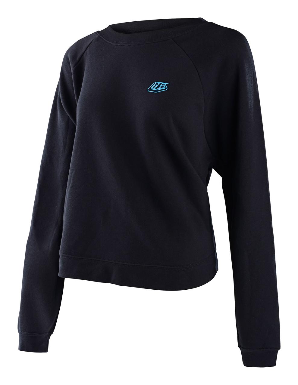 TLD WOMENS NO ARTIFICIAL COLORS CROP TOP PULLOVER; BLACK