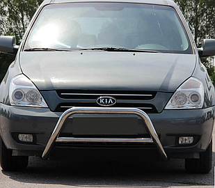 Кенгурятник  нерж сталь Kia Carnival 2006-
