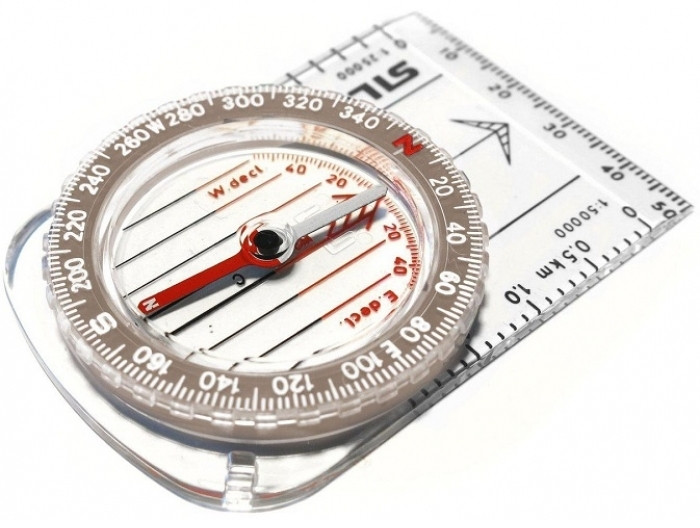 Компас Silva Classic коричневий, фото 1