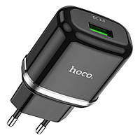 Мережевий зарядний пристрій Hoco N3 Special 18W QC3.0 — Black