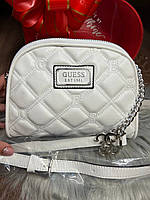 Модная женская белая сумка Guess Гесс