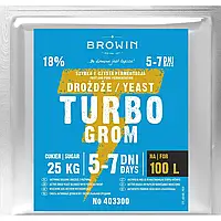 Турбо дрожжи Browin Turbo Grom 100л. 340г. 403300