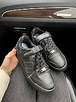 Adidas Forum Low Black v2 кроссовки и кеды высокое качество Размер 36