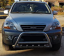 Кенгурятник WT003 (нерж.) Kia Sorento 2002-2009