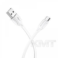 Кабель Borofone BX19 Benefit micro USB Cable White