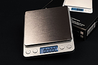Высокоточные электронные ювелирные весы 500 G точностью в 0,01 и автоматической калибровкой (2 чаши в комплект