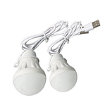 Лампочка LED USB 3W світлодіодна кемпінгова підвісна від повербанка або ноутбука, фото 4