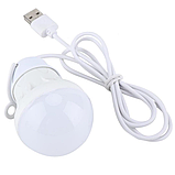 USB лампа на дроті економна світлодіодна лампочка робота від павербанка, фото 6