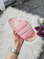 Christian Dior Slides Pink кроссовки и кеды высокое качество Размер 38