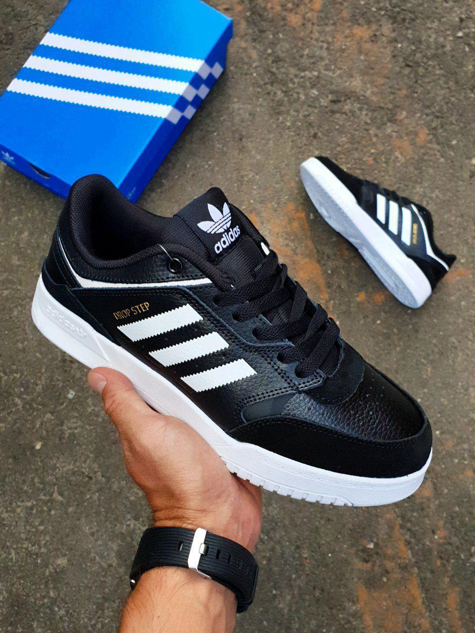 Adidas Drop Step White Black кроссовки и кеды высокое качество Размер 41 - фото 5 - id-p1747302210