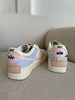 Nike Air Force Shadow Beige Pink кроссовки и кеды высокое качество Размер 36