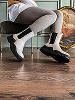 Bottega Veneta Cream Fur White кроссовки и кеды высокое качество высокое качество Размер 39