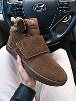 Adidas Tubular Invader Brown кроссовки и кеды высокое качество Размер 44