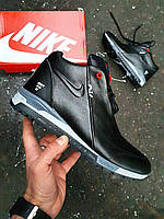 Nike Winter Sneakers Black Grey кроссовки и кеды высокое качество Размер 36