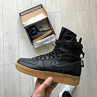 Nike Special Fled Air Force 1 Black Beige 2 кроссовки и кеды высокое качество Размер 36