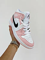 Nike Air Jordan 1 Retro Mid Barely Rose кроссовки и кеды высокое качество Размер 37