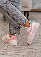 Nike Air Force 1 LX WMNS White Pink Blue кроссовки и кеды высокое качество Размер 36