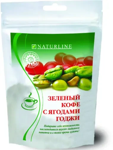 Зелена кава з ягодами годжі 100 г, фото 1
