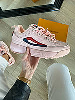 Fila Disruptor Taped Logo Pink кроссовки и кеды высокое качество Размер 39
