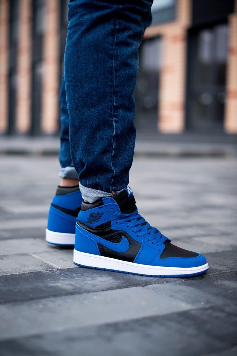 Retro 1 high blue cheap