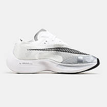 Чоловічі Кросівки Nike Air ZoomX Vaporfly Next 2 White / Найк Аїр Зум Вапорфлай Некст 2 Білі з Чорним, фото 3