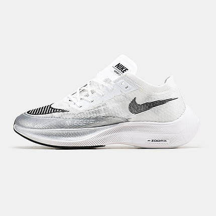 Чоловічі Кросівки Nike Air ZoomX Vaporfly Next 2 White / Найк Аїр Зум Вапорфлай Некст 2 Білі з Чорним, фото 1
