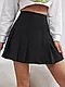 Короткая модная женская юбка в складку новинка 2024 - фото 1 - id-p1475632216
