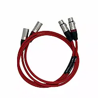 Шнур міжблоковий CHORD Shawline 2XLR to 2XLR 1 м Red